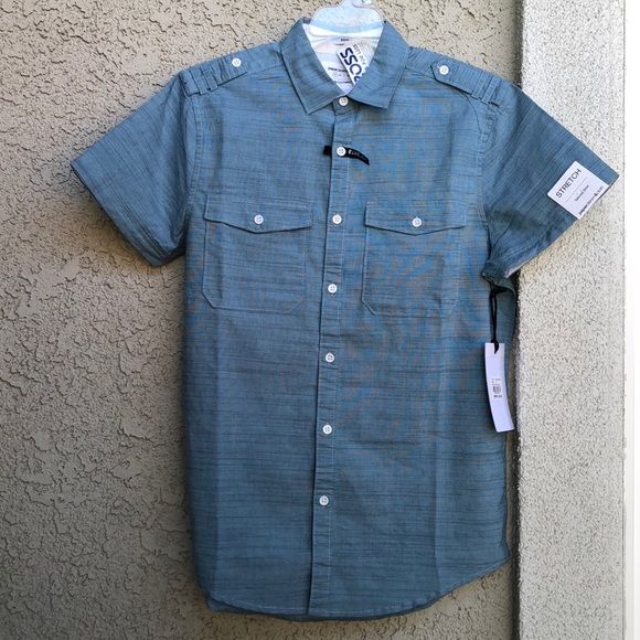 Stretch Shirt Paper Denim And Cloth Mens Shirts Paper Denim